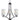 Maxim Lighting Deven 3-Light Chandelier Oil Rubbed Bronze