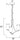 Maxim Lighting Deven 3-Light Chandelier Satin Nickel