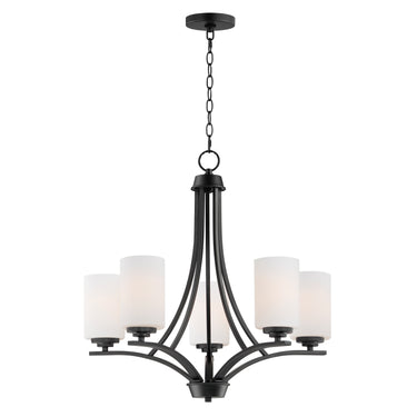 Maxim Lighting Deven 5-Light Chandelier Black