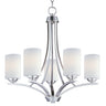 Maxim Lighting Deven 5-Light Chandelier Satin Nickel
