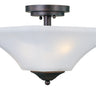 Maxim Lighting Aurora 2-Light Semi-Flush Mount Oil Rubbed Bronze