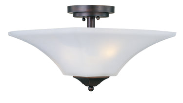 Maxim Lighting Aurora 2-Light Semi-Flush Mount Oil Rubbed Bronze