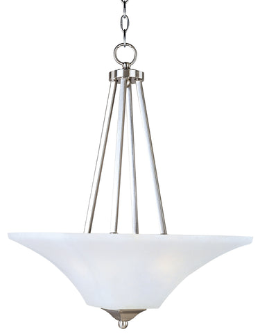 Maxim Lighting Aurora 2-Light Invert Bowl Pendant Satin Nickel