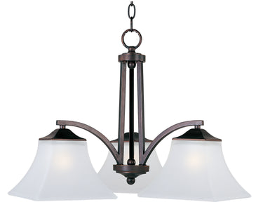 Maxim Lighting Aurora 3-Light Chandelier Oil Rubbed Bronze