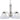 Maxim Lighting Aurora 3-Light Chandelier Satin Nickel