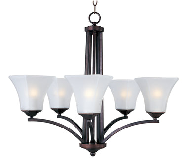 Maxim Lighting Aurora 5-Light Chandelier Oil Rubbed Bronze