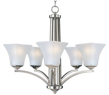 Maxim Lighting Aurora 5-Light Chandelier Satin Nickel