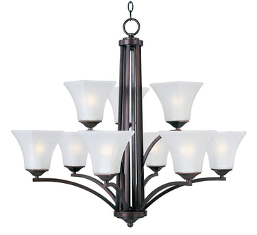 Maxim Lighting Aurora 9-Light Chandelier Oil Rubbed Bronze