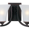 Maxim Lighting Aurora 2-Light Bath Vanity Oil Rubbed Bronze