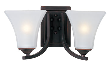 Maxim Lighting Aurora 2-Light Bath Vanity Oil Rubbed Bronze