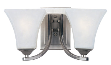 Maxim Lighting Aurora 2-Light Bath Vanity Satin Nickel