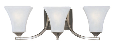 Maxim Lighting Aurora 3-Light Bath Vanity Satin Nickel