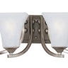 Maxim Lighting Aurora 4-Light Bath Vanity Satin Nickel