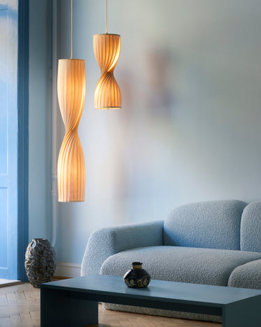 Lit in the Copenhagen showroom | TR44 Pendant by Tom Rossau