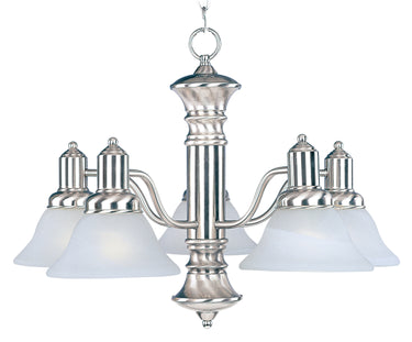 Maxim Lighting Newburg 5-Light Chandelier Satin Nickel