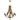 Maxim Lighting Basque 8-Light Chandelier Driftwood/Anthracite