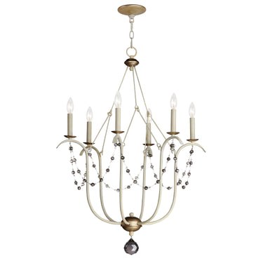 Maxim Lighting Formosa 6-Light Chandelier Ecru/Venetian Gold