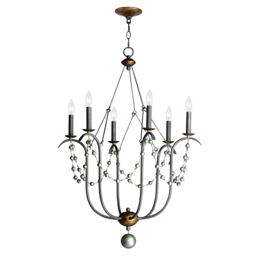 Maxim Lighting Formosa 6-Light Chandelier Golden Noir