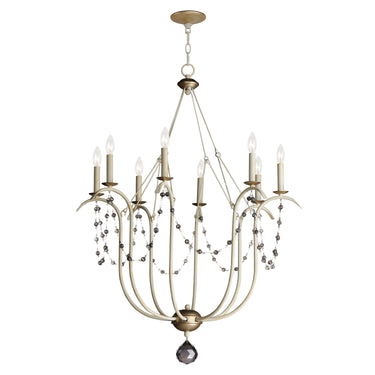 Maxim Lighting Formosa 8-Light Chandelier Ecru/Venetian Gold