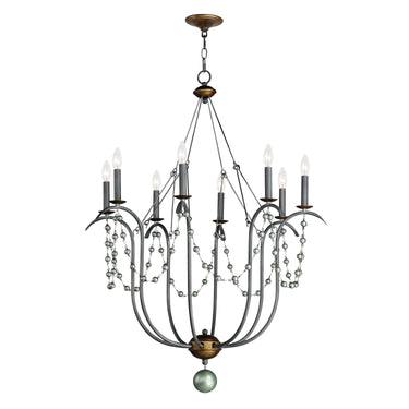 Maxim Lighting Formosa 8-Light Chandelier Golden Noir