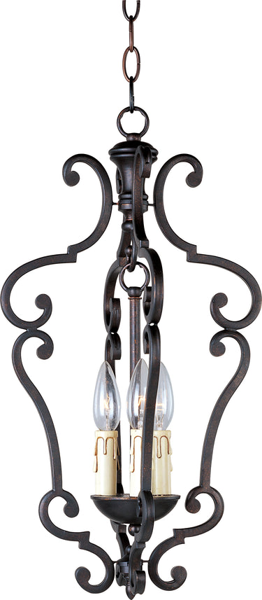 Maxim Lighting Richmond 3-Light Entry Foyer Pendant Colonial Umber