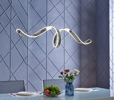 Finesse Decor Copenhagen LED Chandelier Chrome