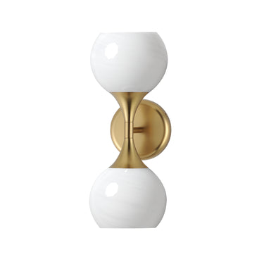 Maxim Lighting Neve 2-Light Wall Sconce Natural Aged Brass