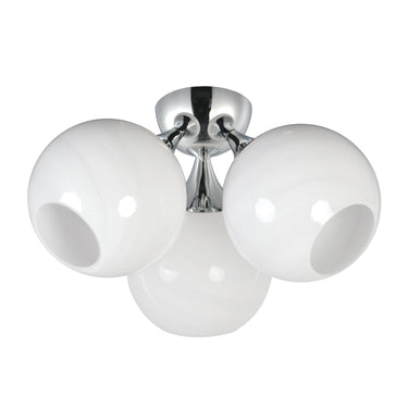 Maxim Lighting Neve 3-Light Semi Flush Polished Chrome