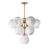 Maxim Lighting Neve 10-Light Pendant Natural Aged Brass