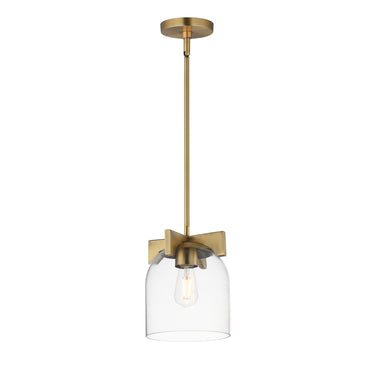 Maxim Lighting Scoop Pendant/Flush Mount Natural Aged Brass