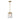 Maxim Lighting Scoop Pendant/Flush Mount Natural Aged Brass