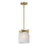 Maxim Lighting Scoop Pendant/Flush Mount Natural Aged Brass