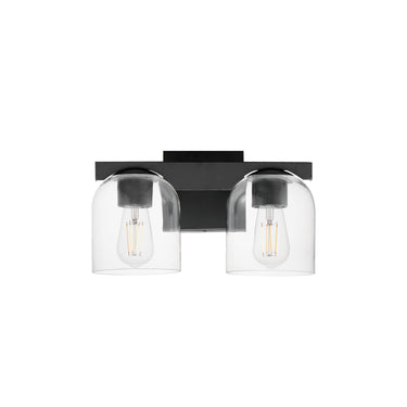 Maxim Lighting Scoop 2-Light Bath Vanity Black