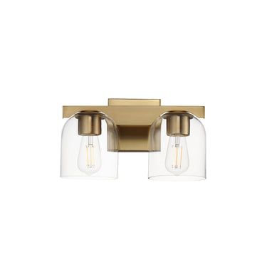 Maxim Lighting Scoop 2-Light Bath Vanity Natural Aged Brass