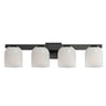 Maxim Lighting Scoop 4-Light Bath Vanity Black