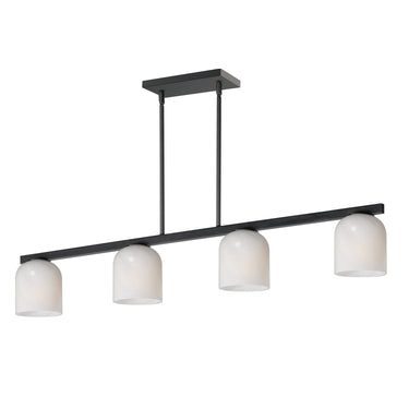 Maxim Lighting Scoop 4-Light Linear Pendant Black