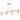 Maxim Lighting Scoop 4-Light Linear Pendant Natural Aged Brass