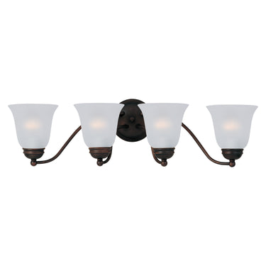 Maxim Lighting Basix 4-Light Bath Vanity Oil Rubbed Bronze