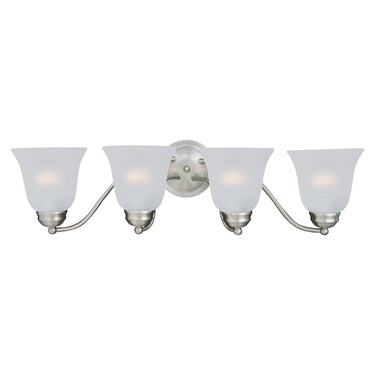 Maxim Lighting Basix 4-Light Bath Vanity Satin Nickel