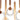 Finesse Decor Glitter Rings 10 Heads Chandelier Bronze