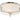 Maxim Lighting Dart 3-Light Flush Mount Satin Nickel