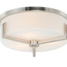 Maxim Lighting Dart 3-Light Flush Mount Satin Nickel