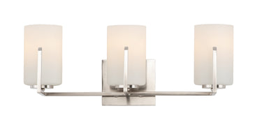 Maxim Lighting Dart 3-Light Bath Vanity Satin Nickel