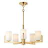 Maxim Lighting Dart 5-Light Chandelier Satin Brass