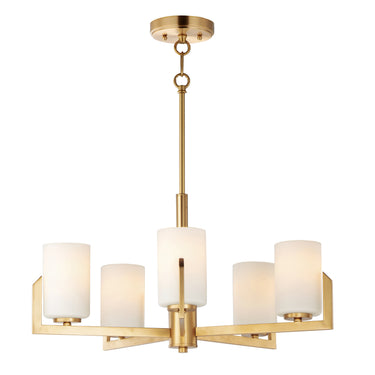 Maxim Lighting Dart 5-Light Chandelier Satin Brass