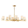 Maxim Lighting Dart 8-Light Chandelier Satin Brass