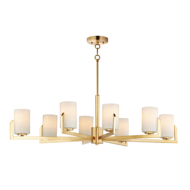 Maxim Lighting Dart 8-Light Chandelier Satin Brass