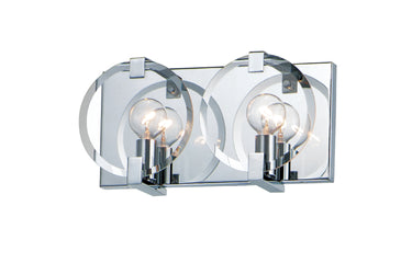 Maxim Lighting Looking Glass 2-Light Wall Sconce Polished Chrome