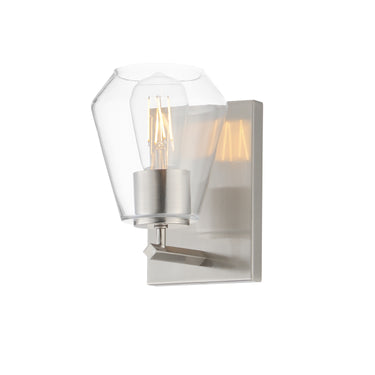 Maxim Lighting Geode Sconce Satin Nickel