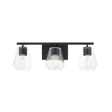 Maxim Lighting Geode 3-Light Bath Vanity Black